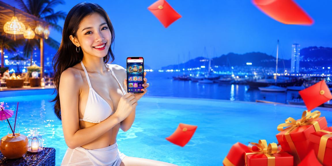 Phong cảnh Vũng Tàu với phong bao lì xì và cà phê Việt Nam